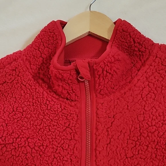 JF RED TEDDY JACKET XL - Picture 4 of 12